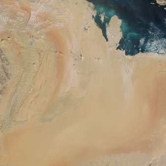 NASA MODIS Image of the Day: January 17, 2009 – Qatar and the Persian Gulf
