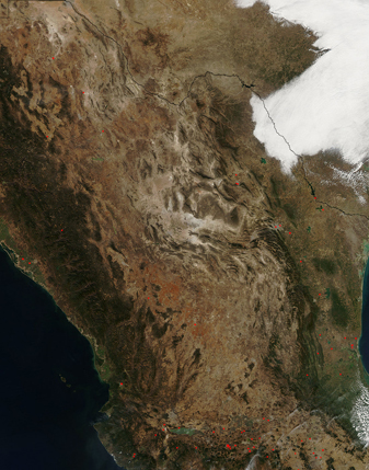 NASA MODIS Image of the Day: January 17, 2011 – Central Mexico