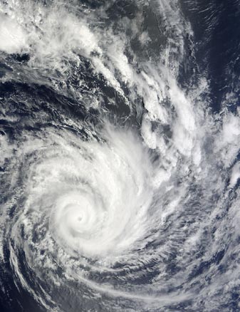 NASA MODIS Image of the Day: January 20, 2010 – Tropical Cyclone Edzani