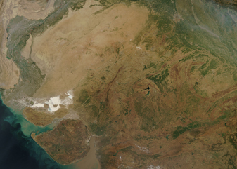 NASA MODIS Image of the Day: February 19, 2008 – India and Pakistan