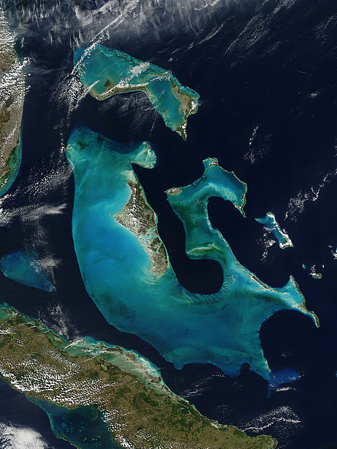 NASA MODIS Image of the Day: February 19, 2009 – The Bahamas