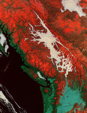 NASA MODIS Image of the Day: February 23, 2010 – Fog and Snow in the British Columbia