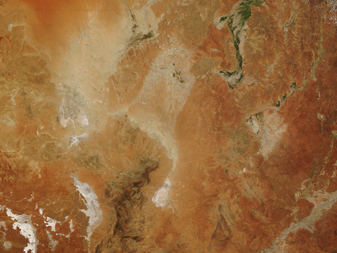 NASA MODIS Image of the Day: March 4, 2008 – Lake Eyre Basin, Australia