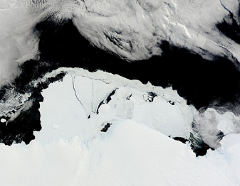 NASA MODIS Image of the Day: March 4, 2010 – The Shackleton Ice Shelf