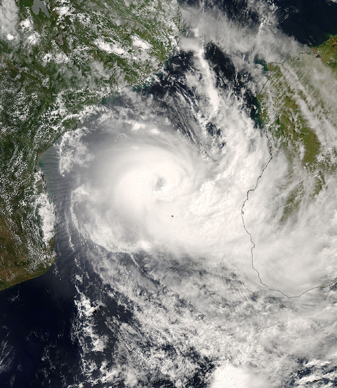 NASA MODIS Image of the Day: March 13, 2008 – Tropical Cyclone Jokwe