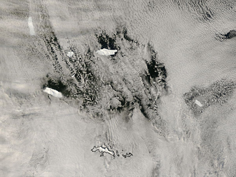 NASA MODIS Image of the Day: April 3, 2008 – Icebergs in the Southern Ocean