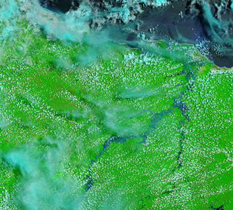 NASA MODIS Image of the Day: April 20, 2008 – Floods in Northeast Brazil