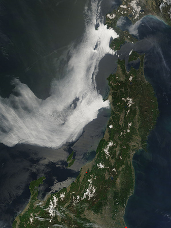NASA MODIS Image of the Day: May 20, 2010 – Northern Honshu Island, Japan