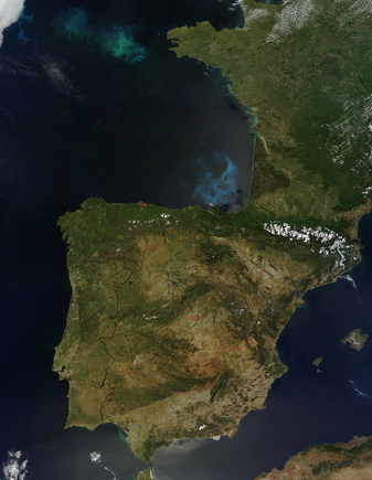 NASA MODIS Image of the Day: May 30, 2010 – The Iberian Peninsula