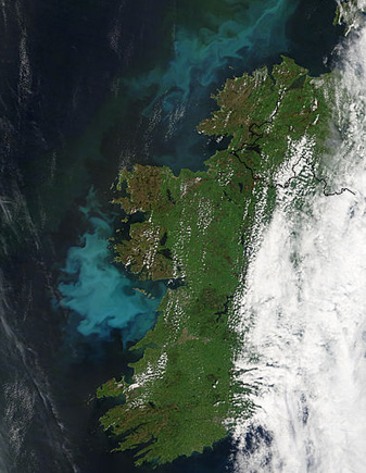 NASA MODIS Image of the Day: June 8, 2007 – Phytoplankton Blooms Off Ireland