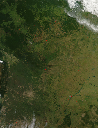 NASA MODIS Image of the Day: June 8, 2009 – Mato Grosso, Brazil