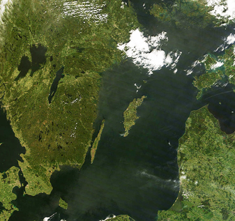 NASA MODIS Image of the Day: June 20, 2008 – Sweden, Finland, and the Baltic Sea