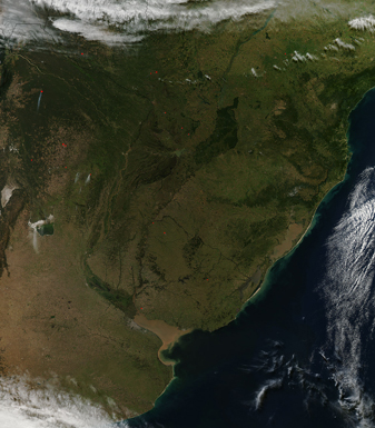 NASA MODIS Image of the Day: June 23, 2010 – South America