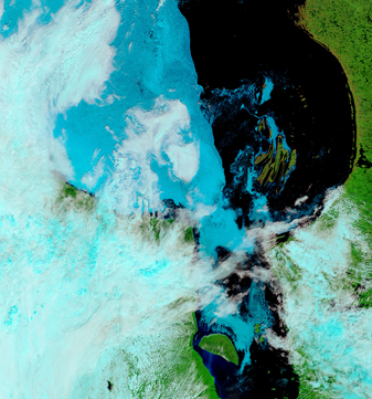 NASA MODIS Image of the Day: July 20, 2009 – Ice in the Hudson Bay