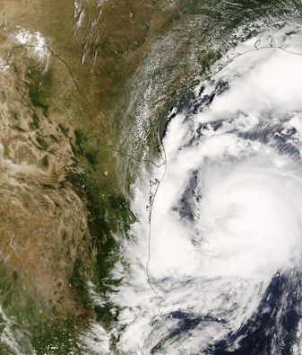 NASA MODIS Image of the Day: July 24, 2008 – Hurricane Dolly