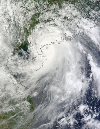 NASA MODIS Image of the Day: July 24, 2010 – Typhoon Chanthu