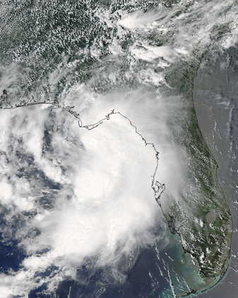 NASA MODIS Image of the Day: August 23, 2009 – Tropical Storm Claudette
