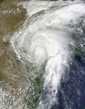 NASA MODIS Image of the Day: September 10, 2010 – Tropical Storm Hermine (10L) over Texas