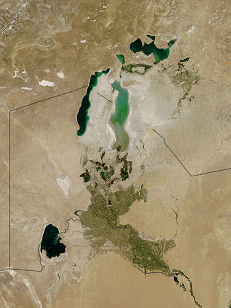 NASA MODIS Image of the Day: September 13, 2010 – Aral Sea