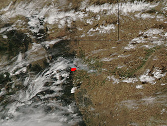 NASA MODIS Image of the Day: September 15, 2010 – Reservoir Road Fire near Loveland, Colorado