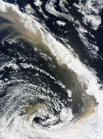 NASA MODIS Image of the Day: September 26, 2009 – Dust over Eastern Australia