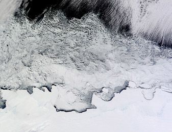 NASA MODIS Image of the Day: October 27, 2010 – Banzare, Sabrina, and Budd Law Dome Coasts, Antarctica