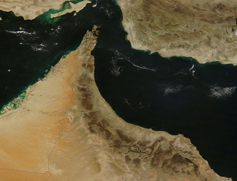 NASA MODIS Image of the Day: December 8, 2008 – Northern Oman