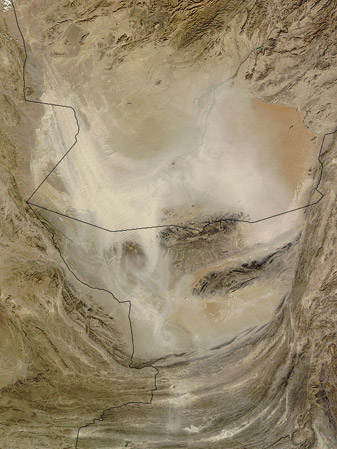 NASA MODIS Image of the Day: December 10, 2010 – Dust storms in southwest Asia