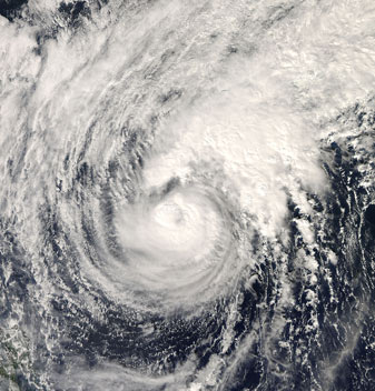 NASA MODIS Image of the Day: December 19, 2008 – Typhoon Dolphin