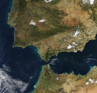 NASA MODIS Image of the Day: December 23, 2008 – The Strait of Gibraltar