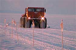 plowing equipment on skiway