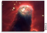 Cone Nebula from the new Hubble Camera