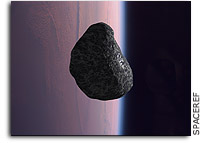 Asteroid fragments on a fast collision course with Earth