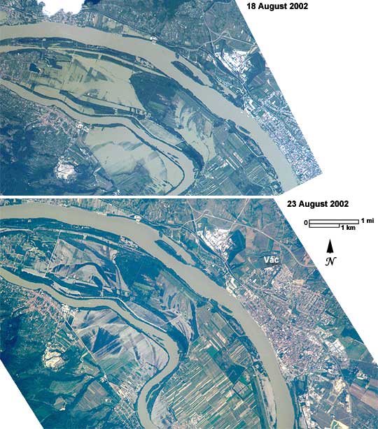 IMAGE: Danube River flooding in Hungary