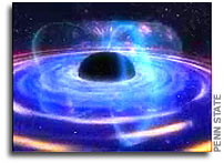 Doomed Matter Near Black Hole Gets Second Lease on Life