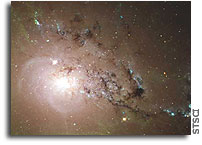 Freewheeling Galaxies Collide in a Blaze of Star Birth
