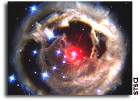 Researchers spy stellar bull’s eye – Dramatic images reveal unique star explosion