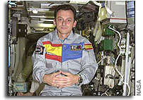 Pedro Duque’s diary from space – 27 October 2003