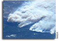 Space Station Crew Captures Unique View of California Wildfires