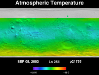 Orbit 21755 atmospheric temperature map