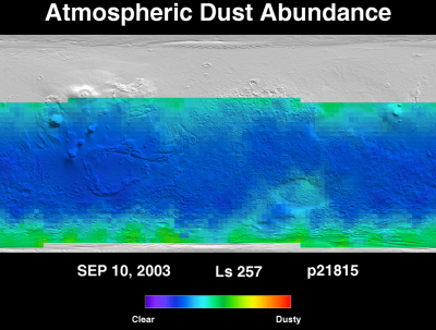 Orbit 21815 dust map