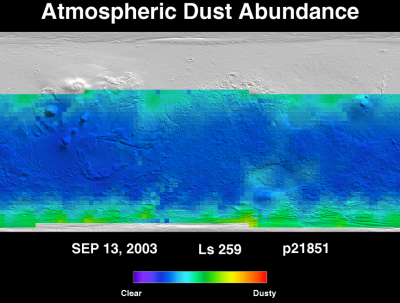 Orbit 21851 dust map