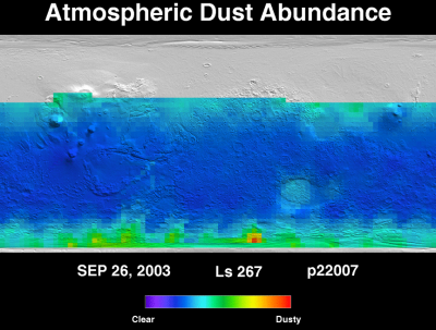 Orbit 22007 dust map