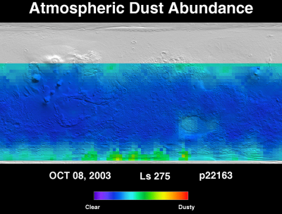 Orbit 22163dust map