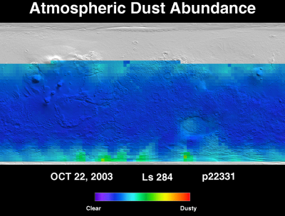 Orbit 22331dust map