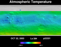 Orbit 22331atmospheric temperature map