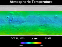 Orbit 22367atmospheric temperature map