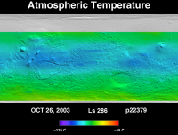 Orbit 22379atmospheric temperature map