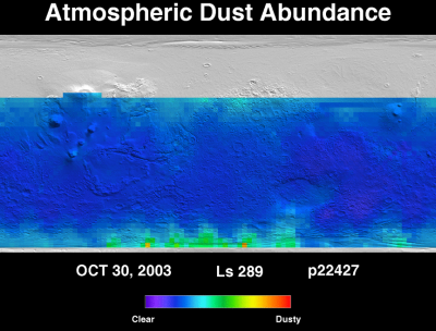 Orbit 22427dust map