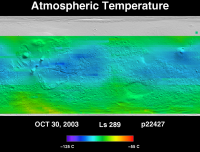 Orbit 22427atmospheric temperature map